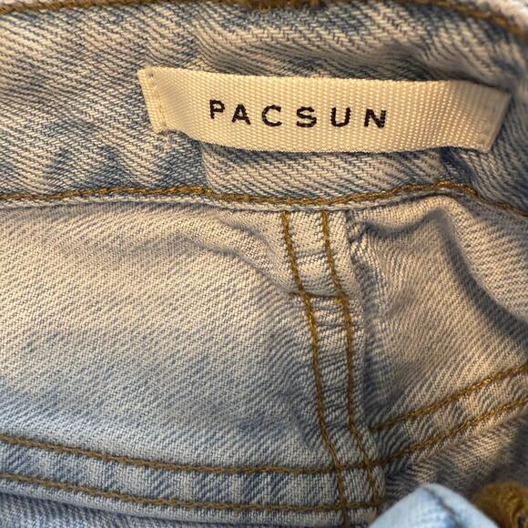 PacSun Women's Patchwork 90's Boyfriend Straight‎ Leg Jeans Denim Size 24 - Picture 6 of 11